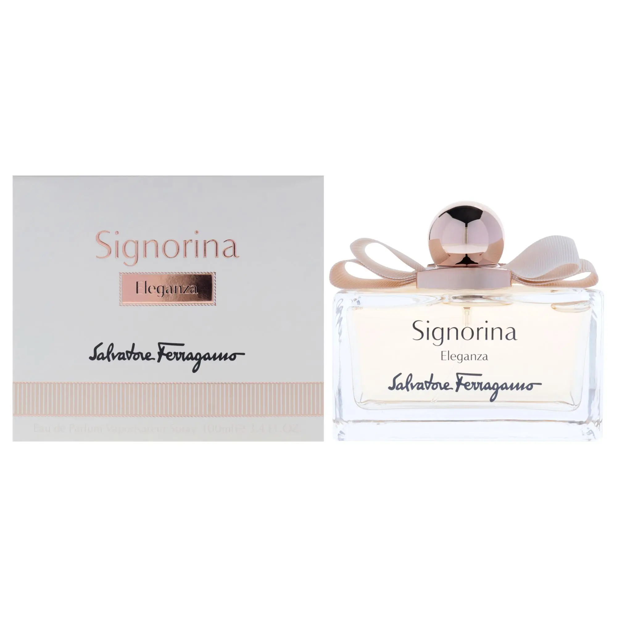 Signorina Eleganza by Salvatore Ferragamo, Women's Minimalist Long-Lasting Subtle Fragrance - 3.4oz EDP Spray