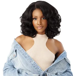 Sensationnel Curls Kinks Textured Lace Kinky Edges Glueless HD Lace Front Wig - Y-PART KINKY VOLUME CURL 14"