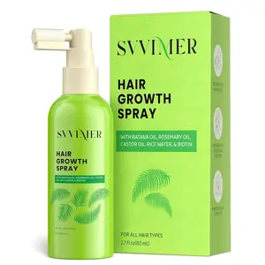 Svvimer Hair Growth Serum Spray - with Rosemary Batana Oil Biotin for Hair Loss and Thinning - Thicker Fuller Longer - for Women and Men 2.7 Fl Oz