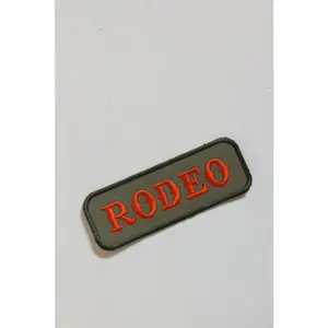 Olive and Orange "Rodeo" Patch