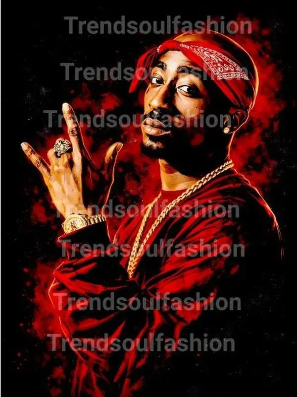 4pcs/set 12-in Width Halftone DTF Heat Transfer Prints - Hip Hop Paint Splatter Portraits, Easy Iron-On DIY Specialty Kits with Retail-Quality Finish for Adult Graphic Tees, Jackets, Portrait