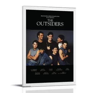 Outsiders-poster Posters Music Album Cover Posters Canvas Wall Art High-Resolution Vintage Band & Artist Prints for Room