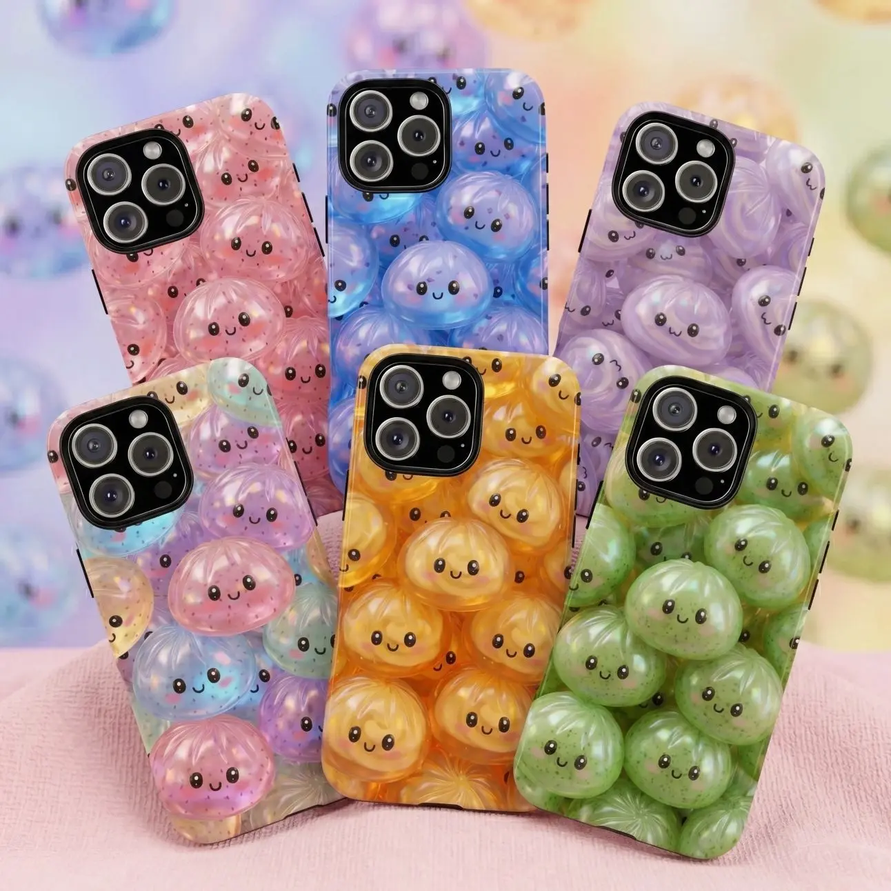 Jelly Glitter Dumpling Compatible with iPhone 11, 12, 13, 14, 15, 16, 17 & more – check our available sizes