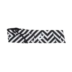 ASICS Womens Lite Show Twisted Headband Athletic Athletic Lightweight - Black