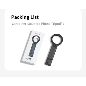 ​Ulanzi MA30 Carabiner-Mounted Phone Tripod for Iphone 15 14 13 12 Pro/Pro Max Dual-Sided Magnet Tripod Desk Mount Phone Handle Ulanzi