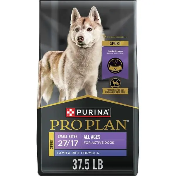 High Protein Dog Food, Small Bites, SPORT 27/17 Lamb and Rice Formula - 37.5 lb. Bag