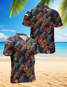Amazing Iguanas Hawaiian Shirt, Colorful Tropical Lizard Print Aloha Shirt, Fun Reptile Pattern Button Down, Summer Beach Vacation Shirt, Unisex Short Sleeve Casual Island Shirt, S-5XL