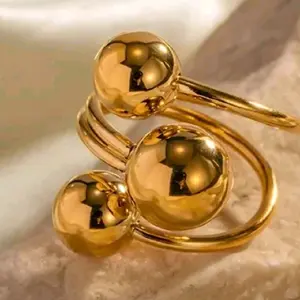gold plated 14k ajustable ring