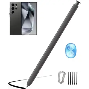 S24 Ultra Stylus Pen (WithBluetooth) Replacement for  Galaxy S24 Ultra 5G Touch Stylus Pen S Pen Replacement Tips/Nibs (Black/WB)