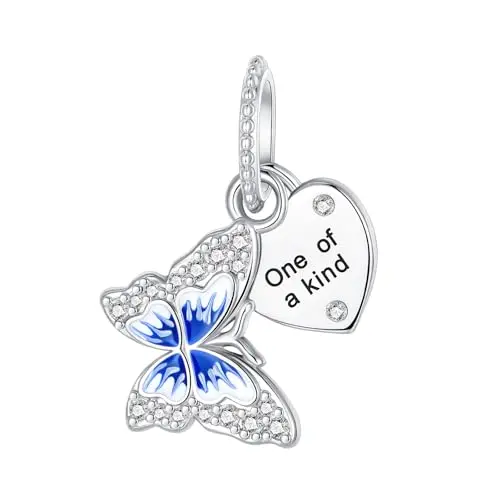 Blue Butterfly Charm