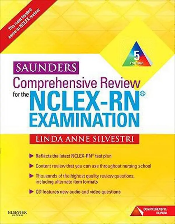 USED Book - Saunders Comprehensive Review for the NCLEX-RN Examination, 5th Edition by Linda Anne Silvestri (Paperback) - english