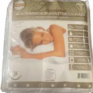 Bravery Waterproof Mattress Pad QUEEN SIZE Breathable Fitted Protector Dust Mites Allergies Machine Washable