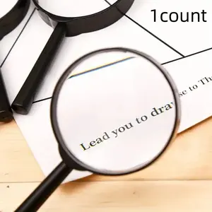 Handheld Mini Magnifying Glass for Jewelry Inspection, Precise and Useful Tool for Reading Books and Newspapers, Compact Design