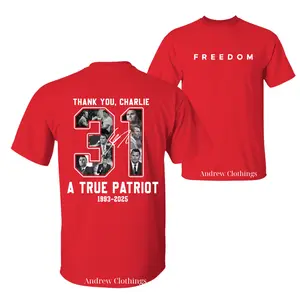 Wear Red on October 14th as CJK Day Tee, C.K. Birthday Tee, Graphic Design Unisex Cotton T-shirt for Men for Women Menswear Womenswear