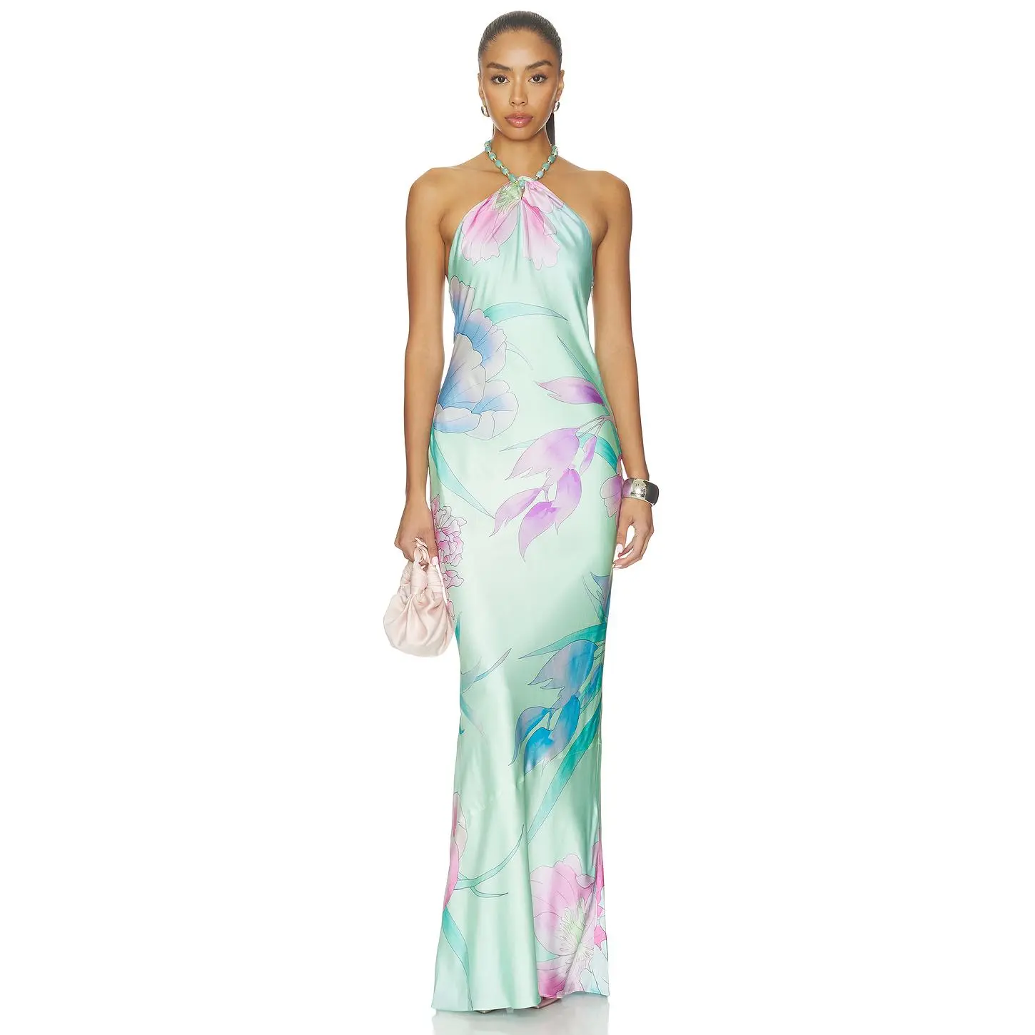 retrofete Anat Dress in Beija Flor Pistachio