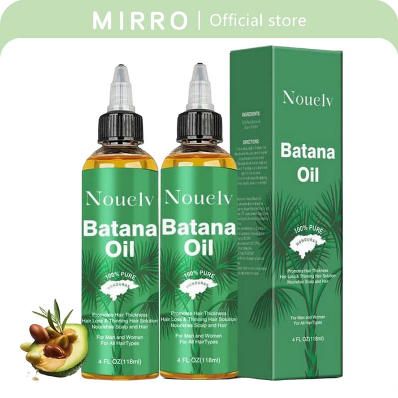 Batana Oil,Dr. Sebi Organic Raw Honduras Oil for Hair - 100% Pure & Natural for Thicker, Stronger Hair - 4 FL OZ Scalp Nourishment Haircare