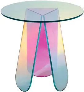 Acrylic Rainbow Color Coffee Table