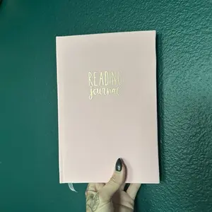 Handmade Pink Reading Journal