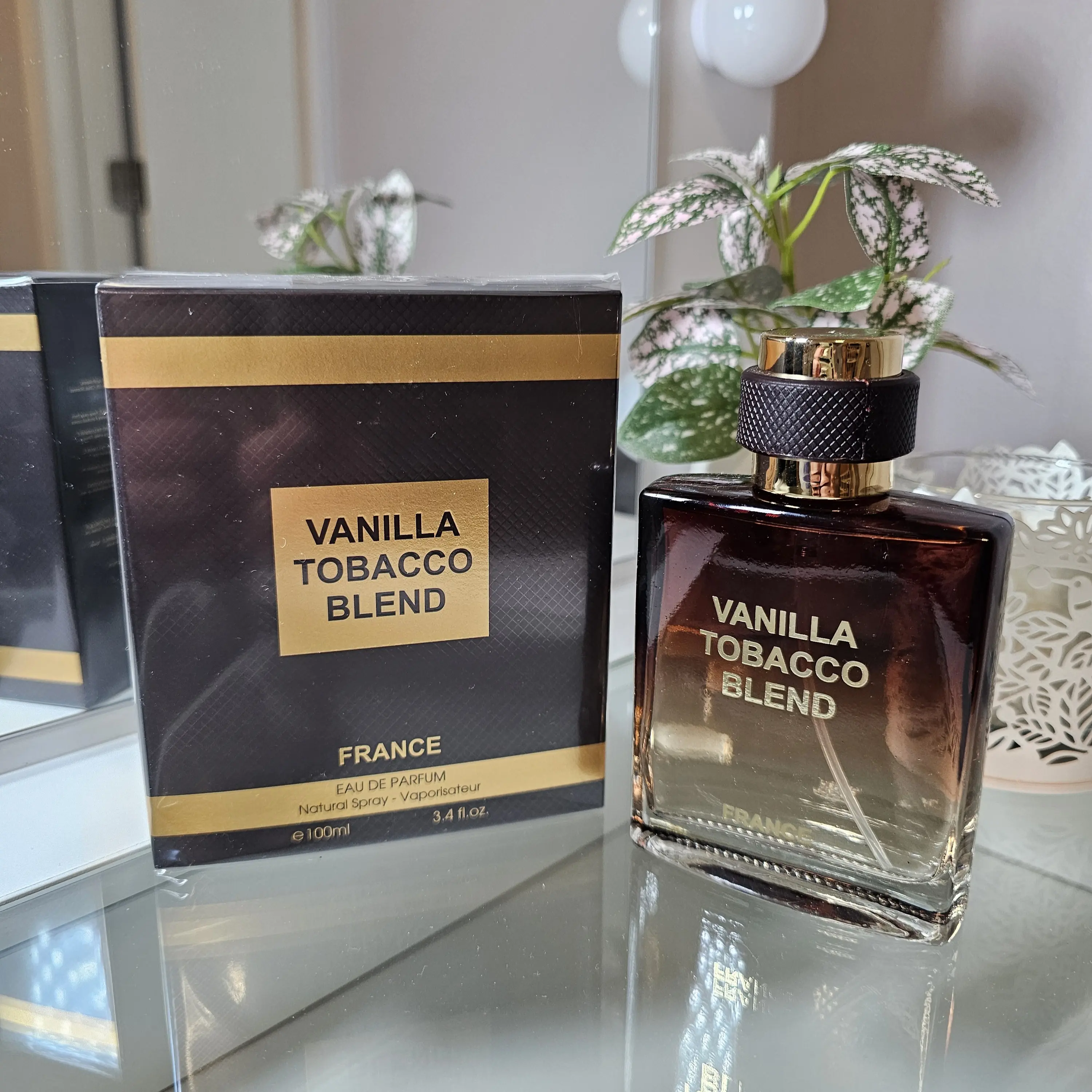 Men's Eau De Parfum, 100 ml, 3.4 oz, VanillaTobacco Blend With Oud And Woody Scent, Long Lasting & Oriental Notes, Brand New in Box Sealed.