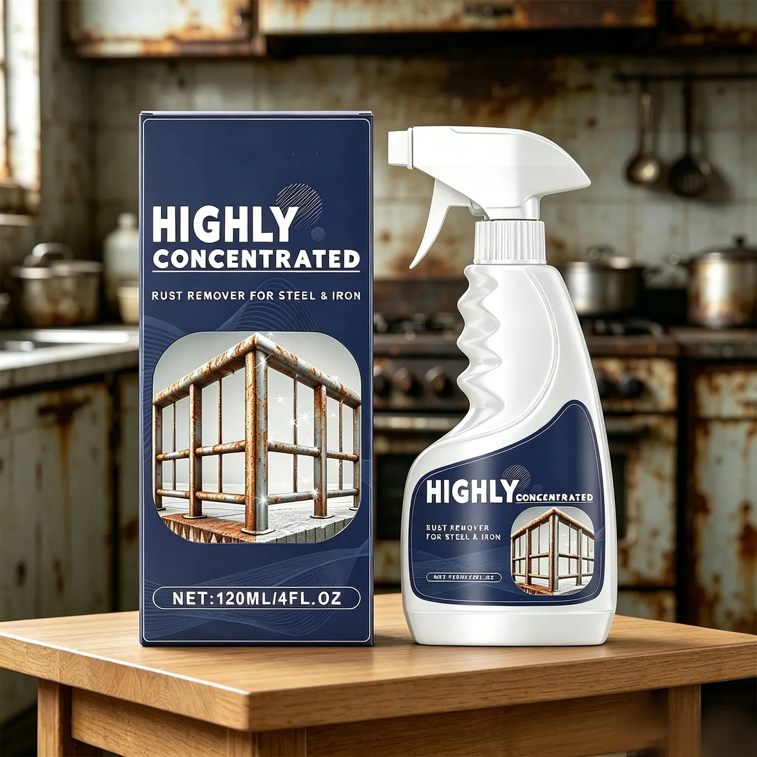 Stainless Steel Cleaner and Rust Remover for Sinks Kitchen Utensils and Metal Surfaces Multipurpose Cleaning Solution for Daily Care