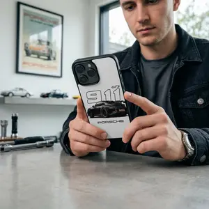 Porsche 911 Phone Case Luxury Car Gift for Fans Full Series iPhone X to iPhone 17 Premium Aesthetic Protection