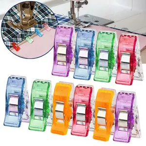 Multi-Color Non-Slip Sewing Clips | Reusable DIY Fabric Grippers for Knitting, Crochet & Craft | Washable, Durable, Anti-Fall Clips for Handmade Projects