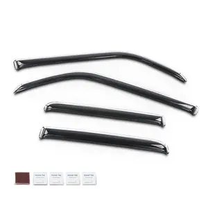 In-Channel Rain Guards Window Vent Visors Shade Fit For 10-24 Toyota 4Runner