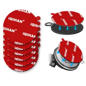 Car Dashboard Pad Mounting Disk Adhesive Replacement Kit, Double-sided Stickers for Suction Cup Dashboard Phone Holder & Sucker Car Mount & Dash Cam, Camera Accessories