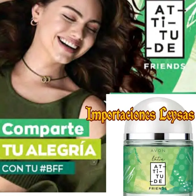 Women's Perfume "Latin Attitude Friends" in Spray Imported of Avon de México 50 ml/1.7 fl oz Family Olfative Fruity-Citric . Perfume New in Sealed Box.   #avon #avonmexico #latinattitudefriends #perfume #todolopuedoencristoquemefortalece