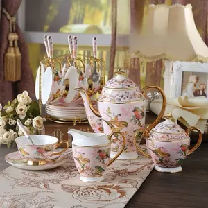 Elegant 15-Piece English Afternoon Tea Set for Tea Lovers