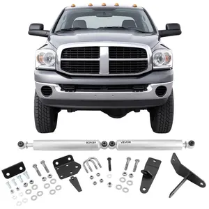 VEVOR Dual Steering Stabilizer, for 2007-2018 Jeep Wrangler JK, Dual Steering Stabilizer Kit Fits with 2 Inches of Suspension Lift or Higher, Enhanced Control Reduced Vibration, Easy InstallationVEVOR Super Brand Day