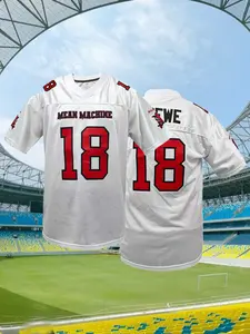 Men's Paul Crewe Football Stitched Jersey,MEAN MACHINE #18