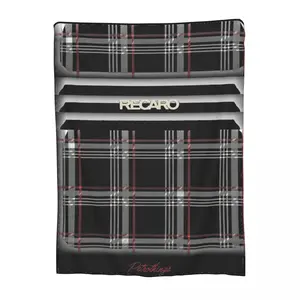 Recaro Houndstooth Blanket Fleece Textile Decor Comfortable Lightweight Throw Blankets for Bedding Office Plush Thin Quilt