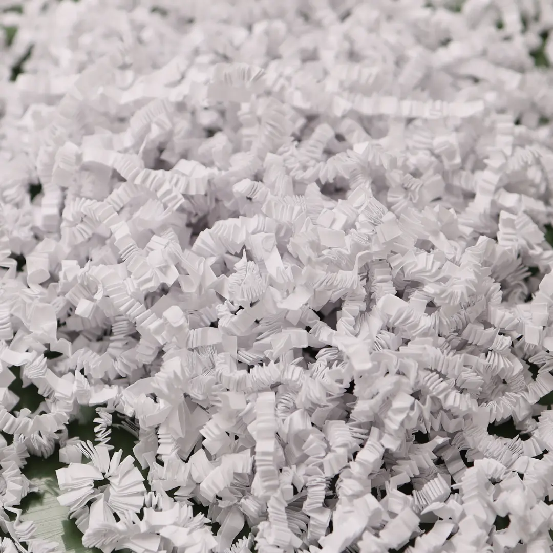 Snow White Crinkle Paper 1, 10 & 40 LB | Premium Crinkle Cut Shredded Paper