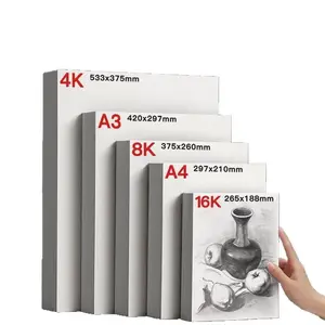 Sketch Paper 25 Sheets A4/A3/8K/16K 160g Artist Paper for Adults and Students-Graphite, Charcoal, Pencil,Colored Pencil Drawing