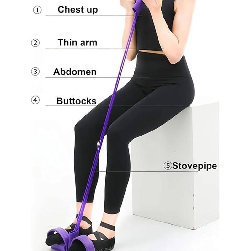 Home Gym Arm & Waist Training Pedal Band – Eco-Friendly Natural Latex Yoga Stretching Band with Adjustable Resistance Home Gym Arm & Waist Training Pedal Band – Eco-Friendly Natural Latex Yoga Stretching Band with Adjustable Resistance