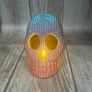 Crotched Skull 3D printed Tea light candle holder