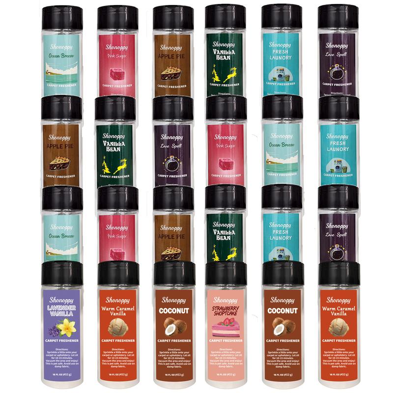 Shonoppy Pet-Specific Carpet Deodorizer Powder 16 oz - Powerful Odor Eliminator with Natural Fresh Scents for Pet Urine & Strong Odors - Safe Formula for Pets & Families - Essential Home Cleaning Fragrance All Purpose Cleaner Baking Household Mum Scented