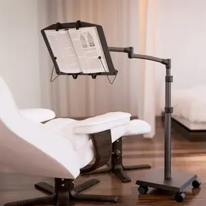 LEVO G2 Adjustable Rolling Book Holder Floor Stand