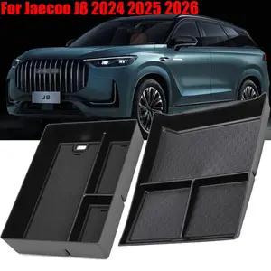 2026 New For Jaecoo J8 2024 2025 2026 Central Armrest Storage Box Center Console Storage Tray Interior Stowing Tidying Car Accessories