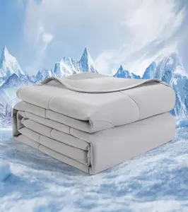 jiaao Cooling Comforter Full Size Soft Breathable Silky Smooth Summer Blanket for Hot Sleepers & Night Sweats, Lightweight Cold Bedding Comforter