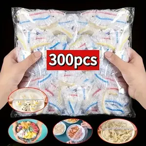 Reusable Food Freshness Wrap, / Stretchable Clear Plate Covers, Multi-use Kitchen Cling Film for Home, Restaurant, Picnic, Containers