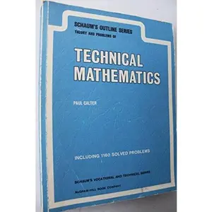 USED-Schaum's Outline of Theory and Problems Technical Math by Paul Calter (Paperback)