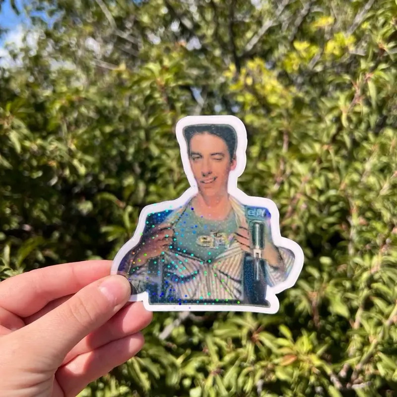 eBay Christian Borle Waterproof UV-resistant Transparent Holographic Sticker