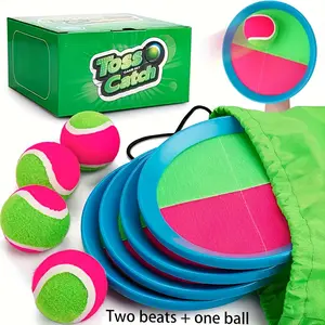 Children And Adults Catch Ball Set - Beach Toys, Pool Toys, Yard Games - a Classic Gift Suitable for The Whole for Family - Perfect for Easter Gifts for Kids/Adults/Families