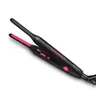 Terviiix 3/10-Inch Ceramic Tourmaline Mini Pencil Flat Iron - Unisex Flat Edge Curlers & Straighteners, Beard Straightener, Dual Voltage for Short Hair/Pixie Cut, Adjustable Temp, Auto Shut Off, Curling Irons, International Travel Single Item