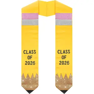 Teacher Graduation Stole Class of 2026 Grade Honor Stole Sash Decor Graduation Sash Unisex Gifts
