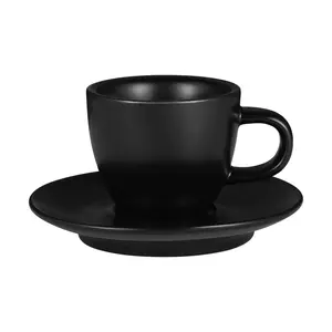 MHW-3BOMBER Espresso Ceramic Cup and Saucer
