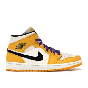 Jordan Men's 1 Mid SE Lakers, from StockX