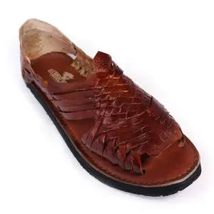 "Eduardo" Men's Pachuco Huaraches - Chestnut